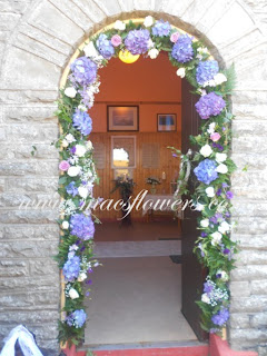 wedding flowers at the star of the sea church quilty county clare