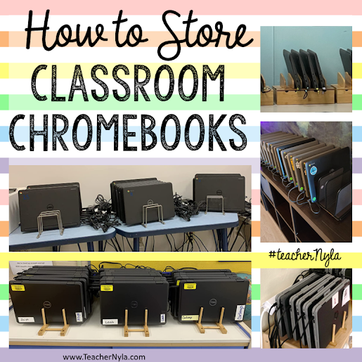 classroom Chromebook organization