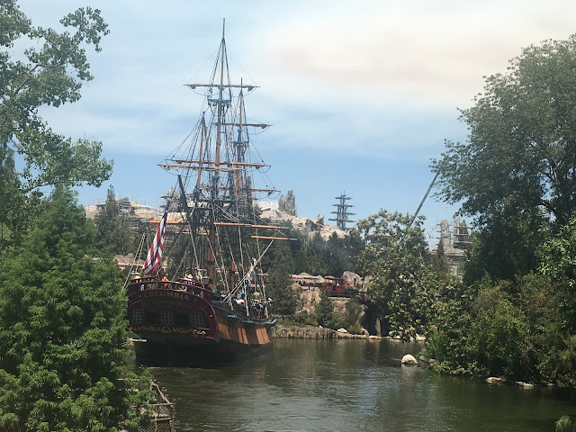 Sailing Ship Columbia Passing Through the Rivers of America Disneyland