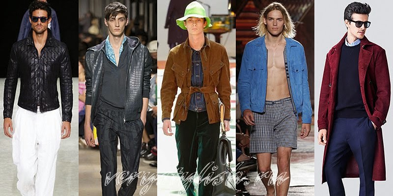 Spring 2015 Men's Raincoats and Jackets Fashion Trends