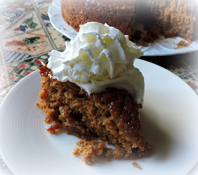 Lemon Gingerbread Drizzle Cake