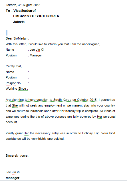 Persyaratan Dokumen Aplikasi Visa Korea Selatan 2015  The 