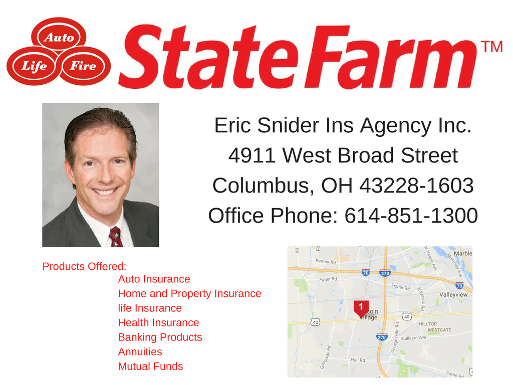 Westland Area Business Association Eric Snider State Farm Insurance Agency Inc Waba Member