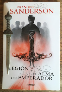 Portada del libro Legión, de Brandon Sanderson