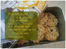 Receta: GALLETAS de AVENA - Ingredientes