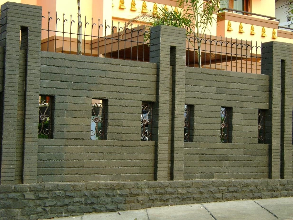 Kumpulan Desain Pagar  Rumah  Minimalis  Dengan Batu Alam Kumpulan Desain Rumah 