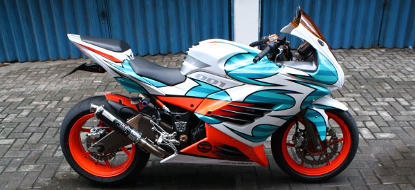 The photos Modifications Kawasaki Ninja 250 Diverse 