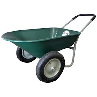 Marathon 5-Cubic Foot Poly Residential Yard Rover Wheelbarrow product image