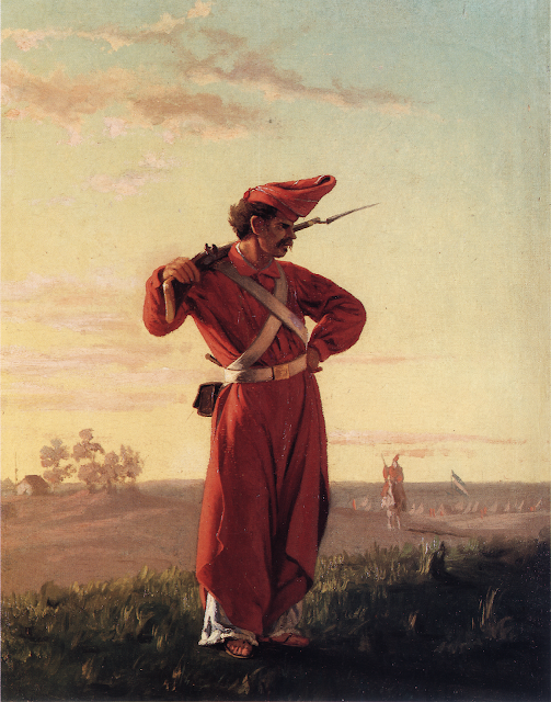 Mazorquero (1829) Juan Manuel Blanes arte