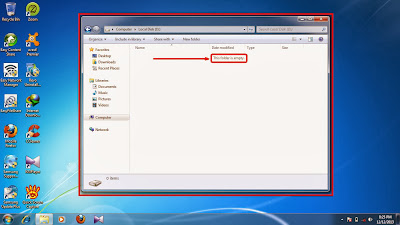 How to show hidden folder and files in windows 7 step5