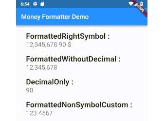 A Flutter extension to formatting various types of currencies according