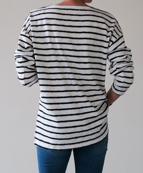  Striped Long Sleeve Top