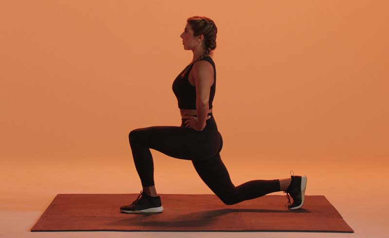 Reverse lunges, reverse lunge exercise