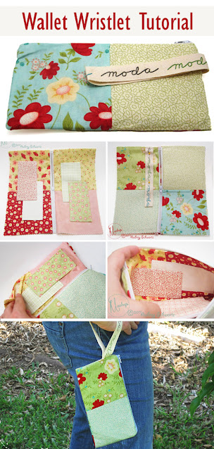 Wallet Wristlet Zipper Pouch Tutorial