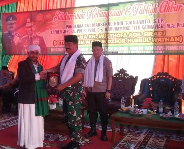 Panglima TNI Marsekal Hadi Tjahjanto, S.I.P : Pesantren Diminta Perkuat Nilai Persatuan dan Kesatuan Bangsa  