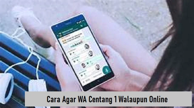 Cara Agar WA Centang 1 Walaupun Online