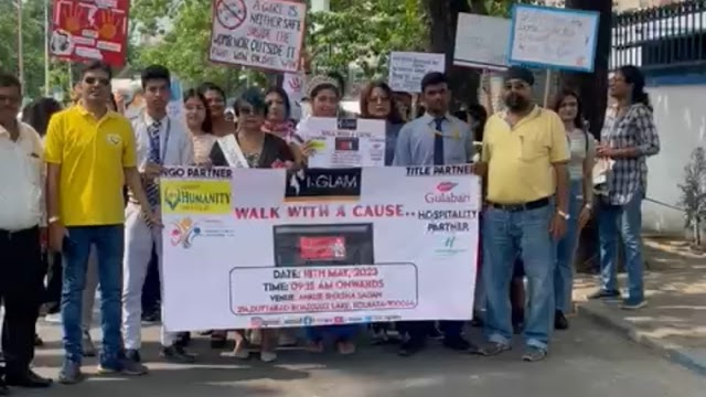 Ankur Siksha Sadan I-Glam organised "Walk with Cause"