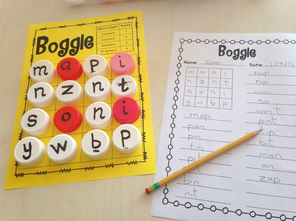 A Crucial Week: Boggle Board Freebie