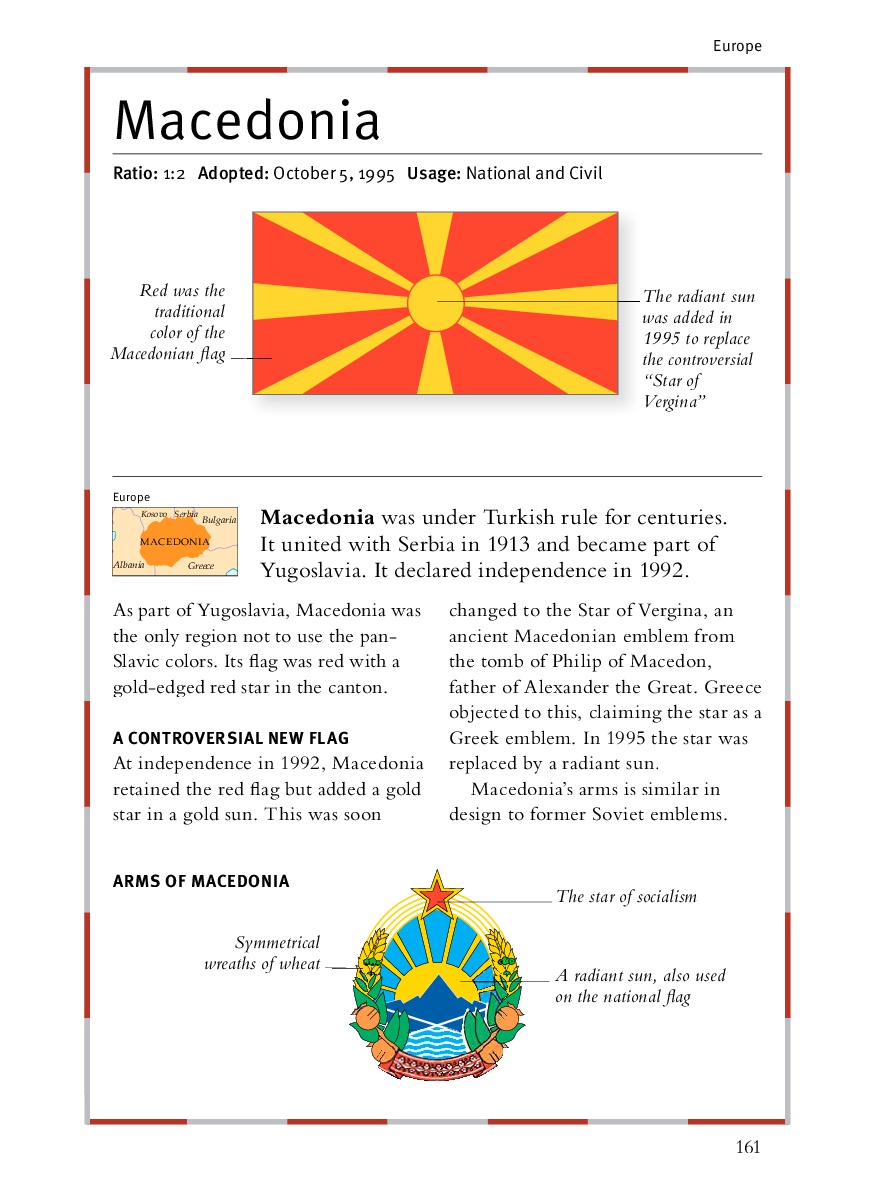 Macedonia flag