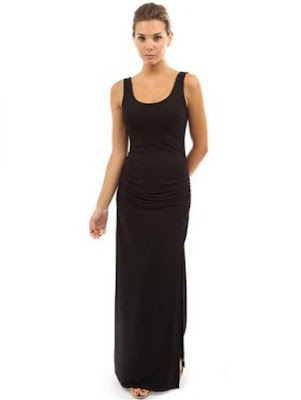 How to wear a black maxi dress