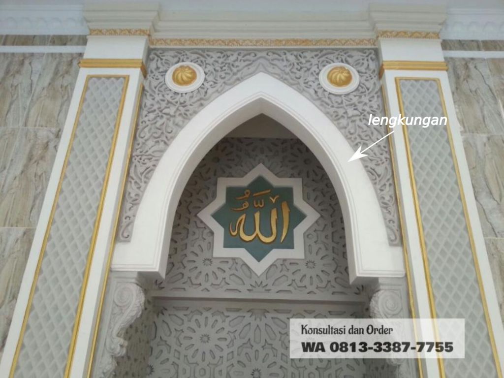  Ornamen Mihrab Masjid  WA 0813 3387 7755