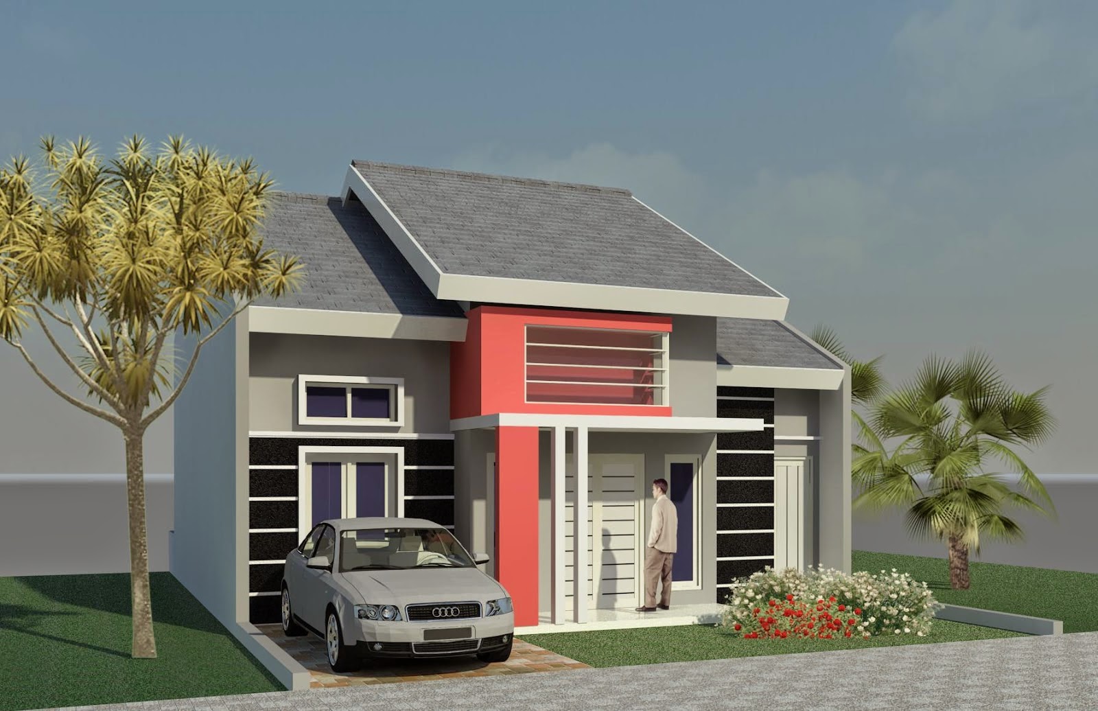 Gambar Desain Model Rumah Minimalis Sederhana Type 21 