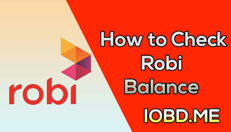 how to check robi balance