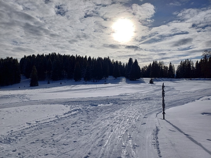 Partenza pista Sci di Fondo a MIllegrobbe