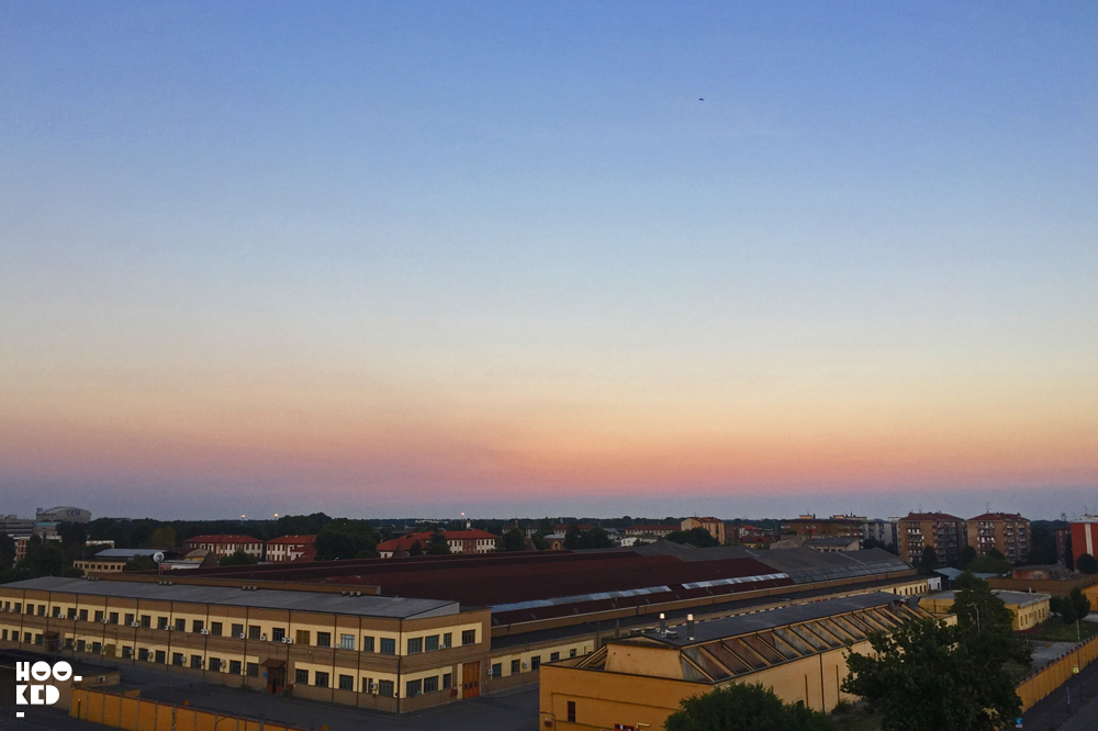 Sunset in Milan, Italy