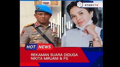 Viral! Diduga Rekaman Suara Ferdy Sambo dan Nikita Mirzani: Aduh Bang ASI Ku Nggak Keluar...