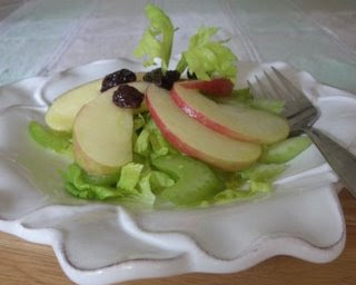 салат с яблоками