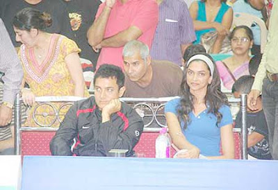 Deepika Padukone and Aamir Khan
