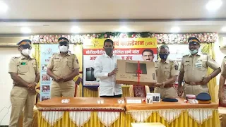 अथर्व फाउंडेशन ने पांच पुलिस स्टेशनों को दिया कंप्यूटर और प्रिंटर | #NayaSaberaNetwork