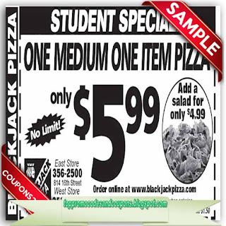 Free Printable Black Jack Pizza Coupons