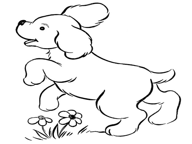 Image Of Puppy Coloring Pages Free Printable