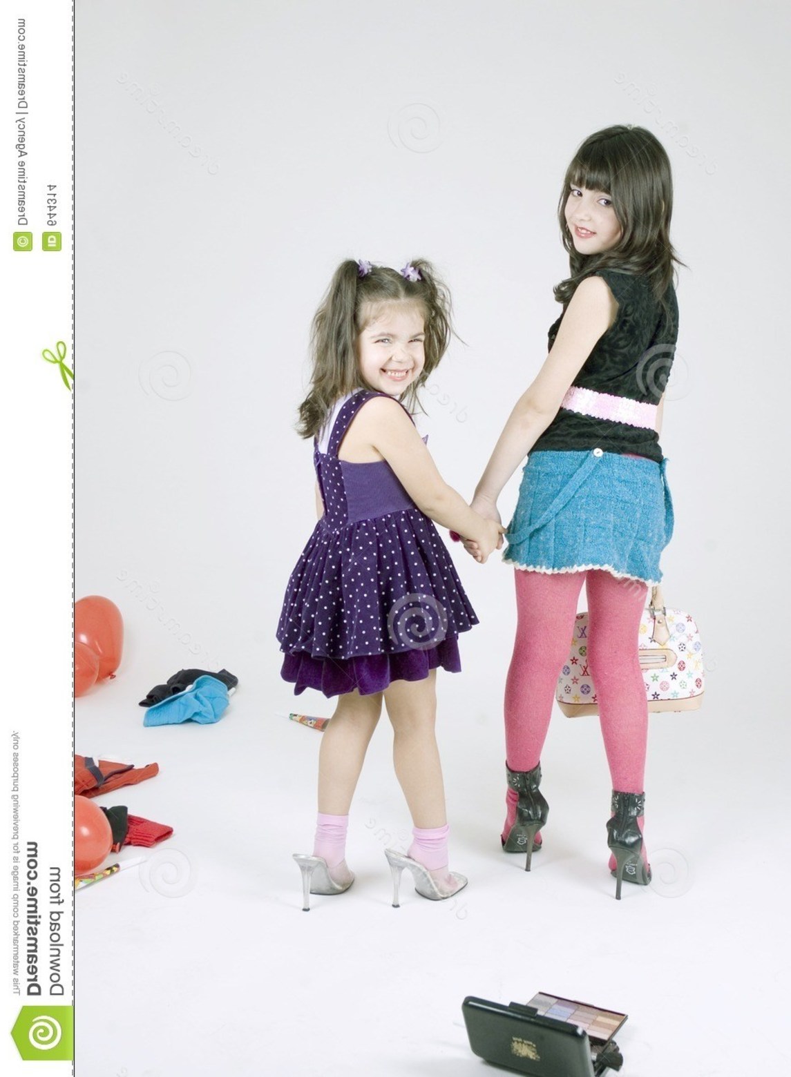 little girls high heel shoes Fancy girls pageant shoes & kids dress  - Little Girls High Heels