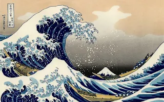 Acuarelas japonesas famosas: Hokusai