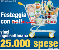 Logo Da Eurospin vinci 25.000 spese ogni settimana e sacchetti di prodotti