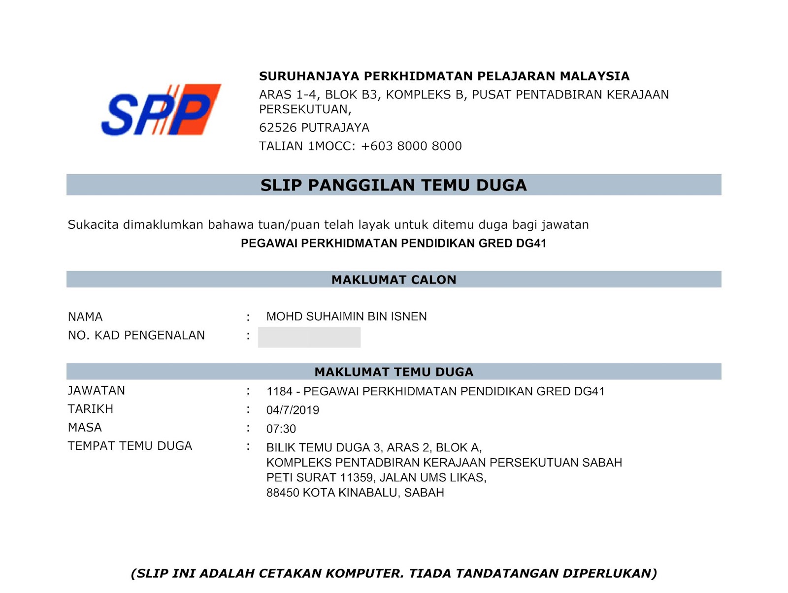 Tips Menduduki Temu Duga Spp Pegawai Perkhidmatan Pendidikan Dg41