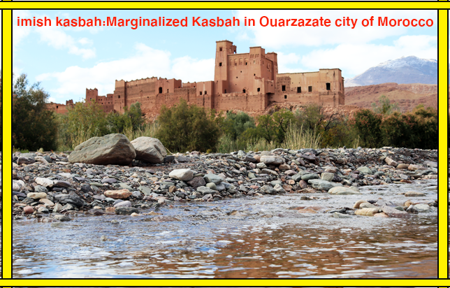 imish kasbah:Marginalized Kasbah in Ouarzazate city of Morocco