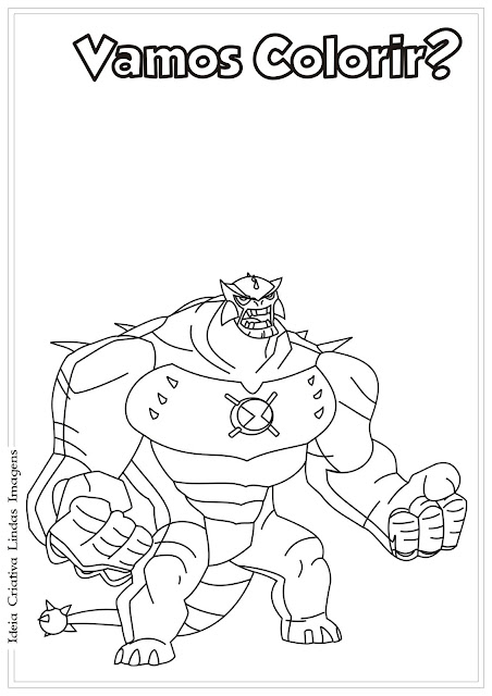 Desenho Ben 10 para colorir