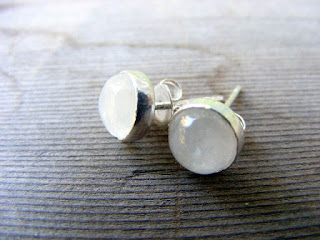 rainbow moonstone bella earrings twilight inspired