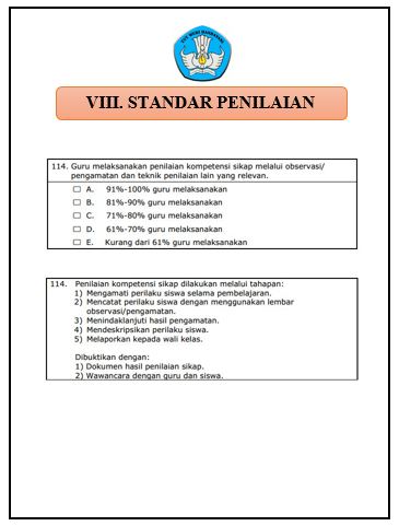  Standar Penilaian Format Microsoft Word ✔ Download Cover / Sampul Map Akreditasi 2019 Standar Kompetensi VIII (8) Standar Penilaian Format Word