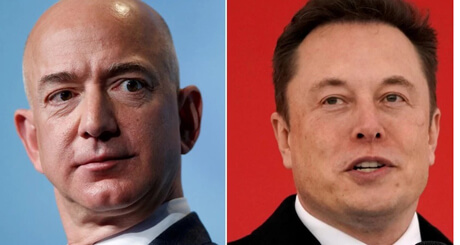 Jeff Bezos na Elon Musk