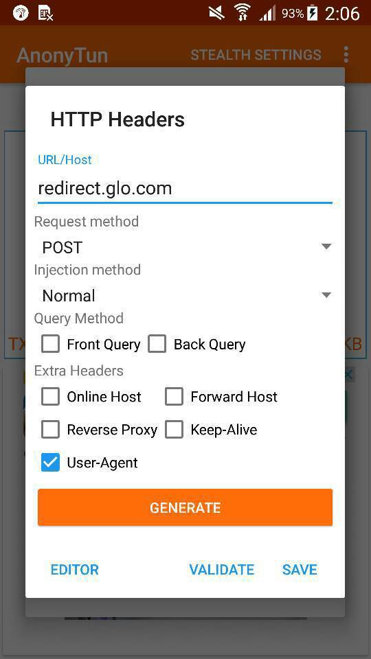 AnonyTun GLO 0.0K Unlimited Free Browsing Settings ...