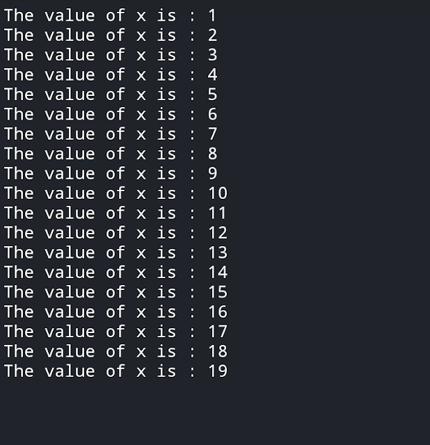 Java while loop example