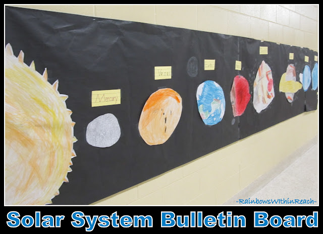 photo of: Solar System Bulletin Board (Planets) from Bulletin Board RoundUP via RainbowsWithinReach