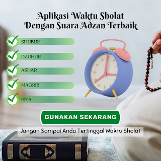 Aplikasi Waktu Sholat Dengan Suara Adzan Terbaik