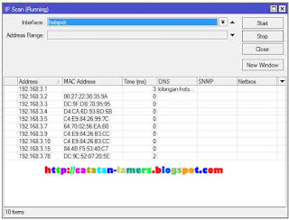 Mikrotik IP Scan Via Winbox