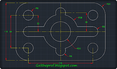 Gambar Latihan AutoCad 2D